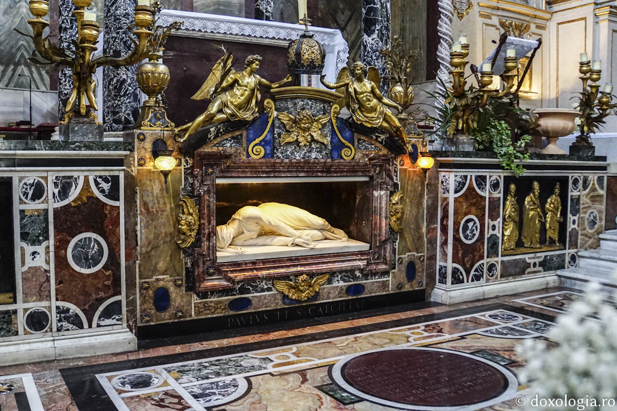 Moaștele Sfintei Mucenițe Cecilia