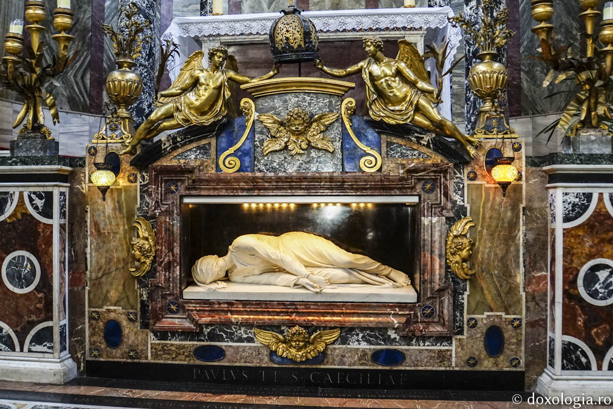 Moaștele Sfintei Mucenițe Cecilia