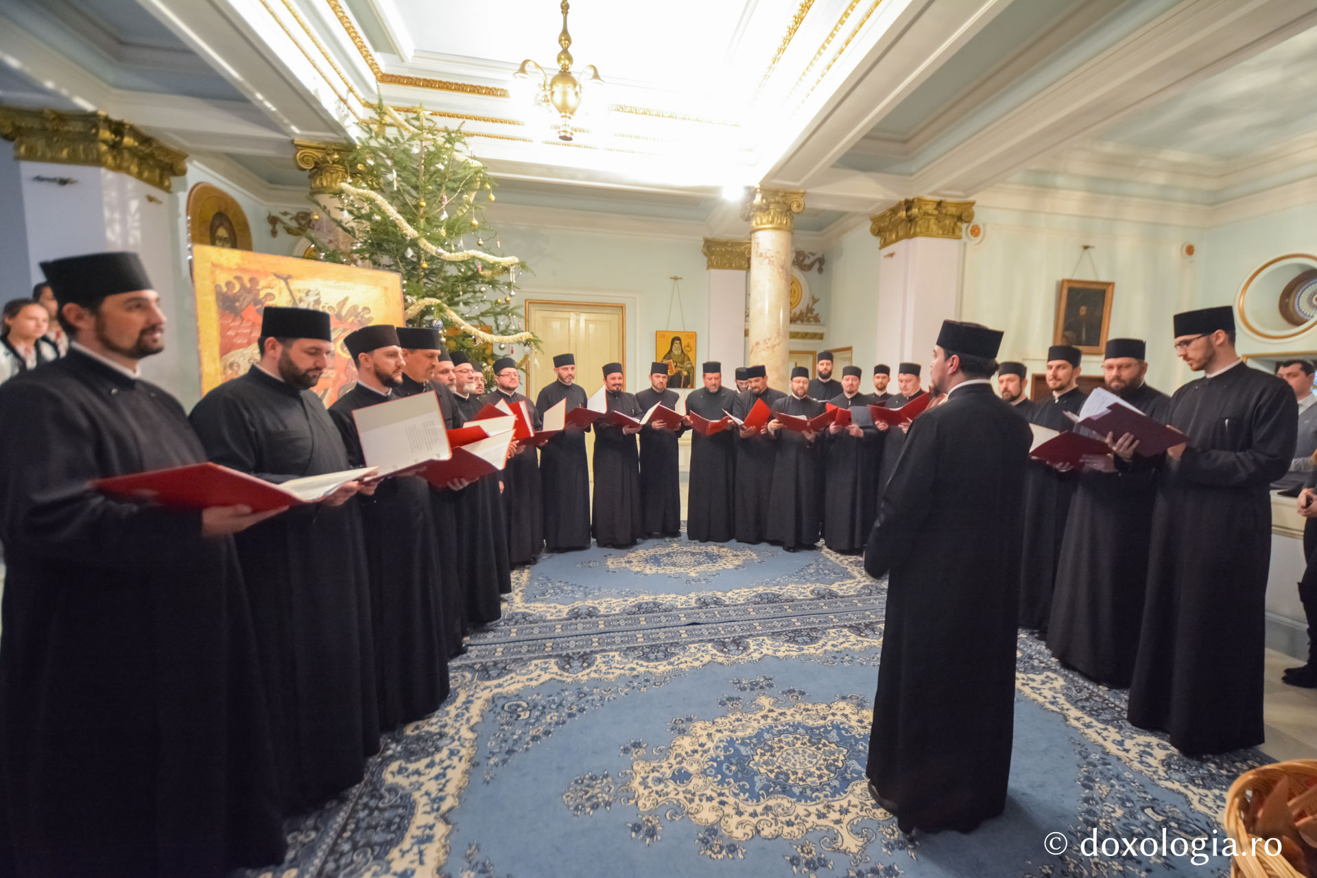 Colindători la Reședința Mitropolitană 2017 – Corul Apostolii al preoților din cadrul Protopopiatelor Iași 1, Iași 2 și Iași 3