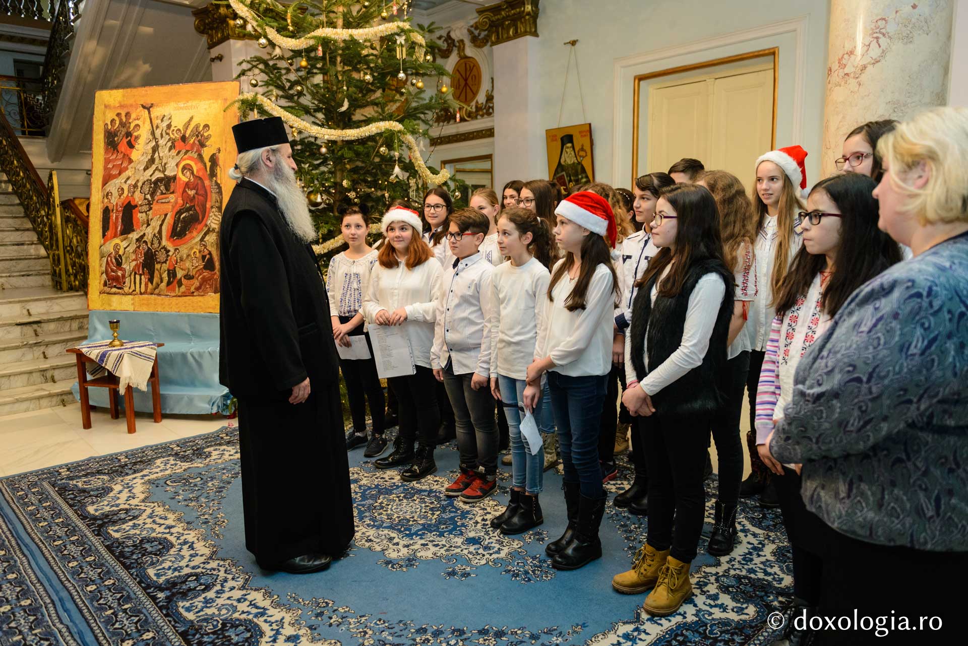 Colindători la Reședința Mitropolitană 2017 – Şcoala „Ștefan Bârsănescu” din Iași