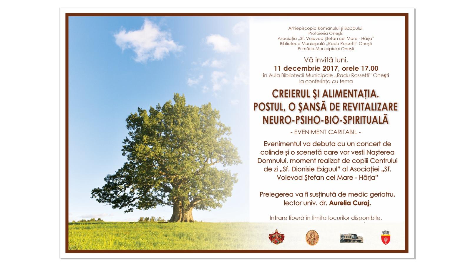 Eveniment caritabil şi conferinţă la Hârja Eveniment caritabil şi conferinţă la Hârja