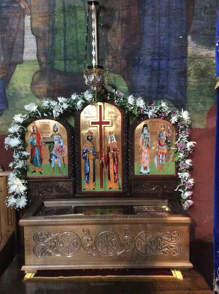 Sfinţii Mari Mucenici Mercurie şi Ecaterina, cinstiţi la biserica voievodală din Rădăşeni