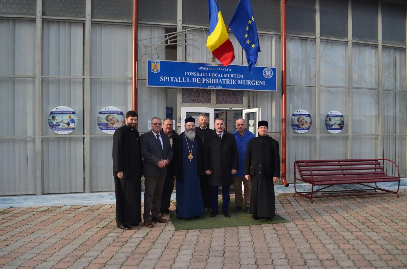 Vizită arhierească la Spitalul de Psihiatrie din Murgeni