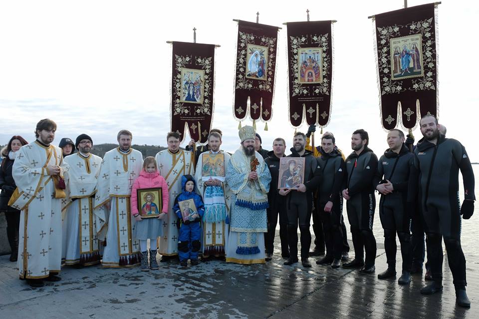 Preasfințitul Macarie Drăgoi: „Noi cufundăm Sfânta Cruce în apele Mării Nordului nu doar pentru noi, ci pentru a aduce și aici binecuvântarea și puterea lui Dumnezeu”