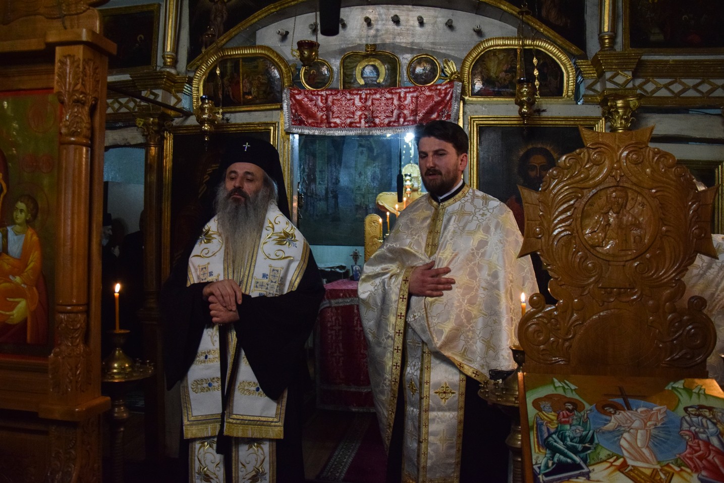 Vecernie arhierească în Parohia Cordăreni din Protopopiatul Dorohoi