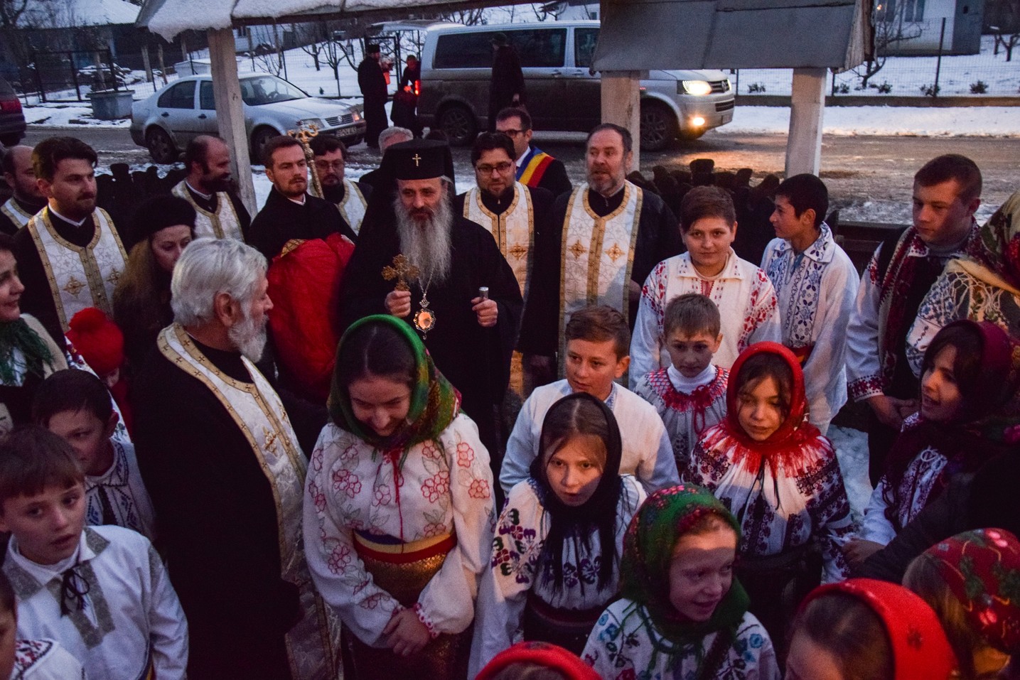 Vecernie arhierească în Parohia Cordăreni din Protopopiatul Dorohoi