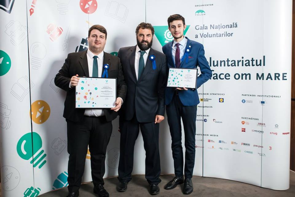 Proiecte ale Colegiului „Sfântul Nicolae” din Iași, premiate la Gala Naţională a Voluntarilor