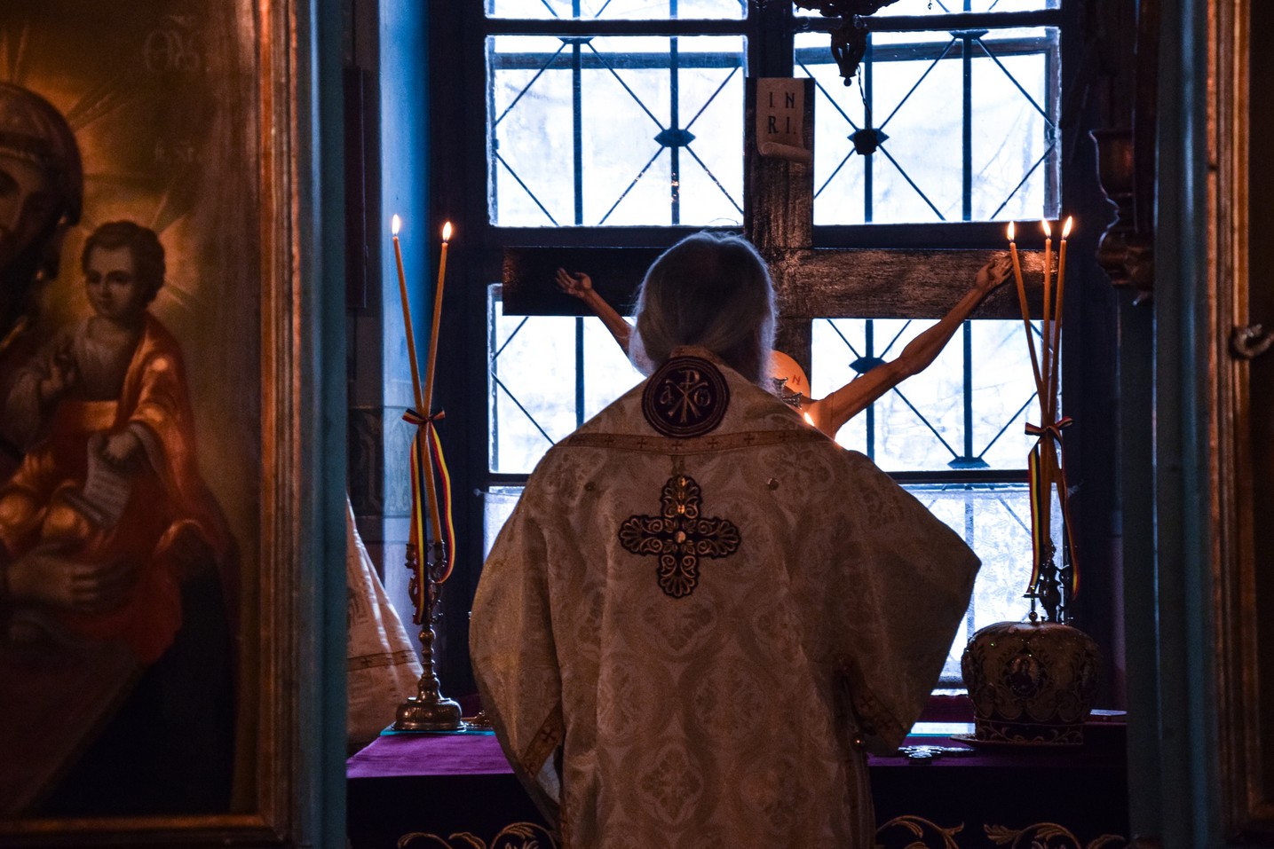 Liturghie săvârșită de IPS Mitropolit Teofan la Secția Pașcanu de la Spitalul Clinic de Pneumoftiziologie din Iaşi