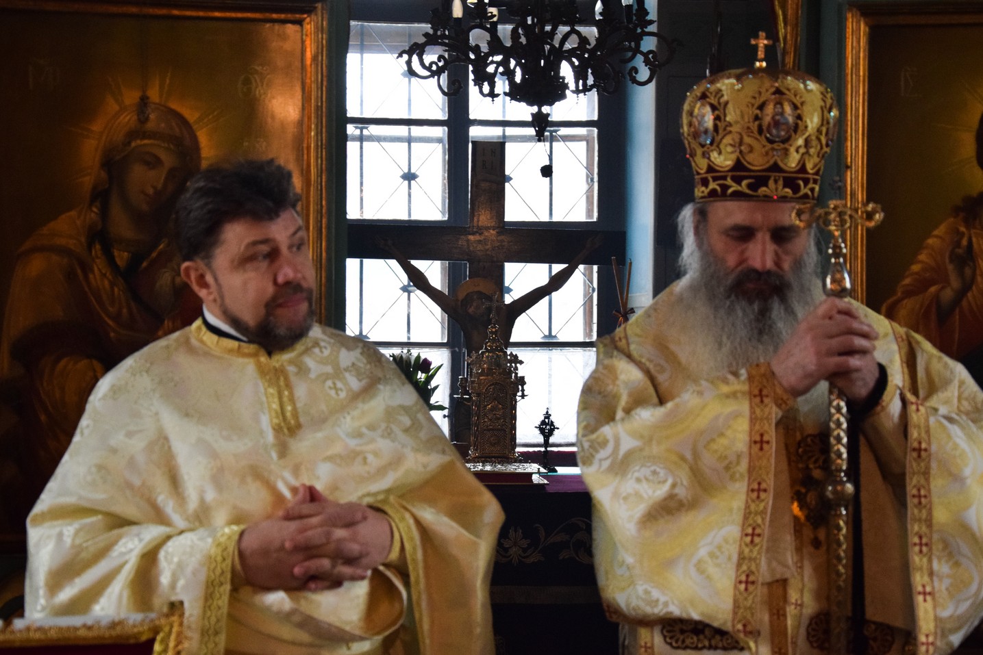 Liturghie săvârșită de IPS Mitropolit Teofan la Secția Pașcanu de la Spitalul Clinic de Pneumoftiziologie din Iaşi