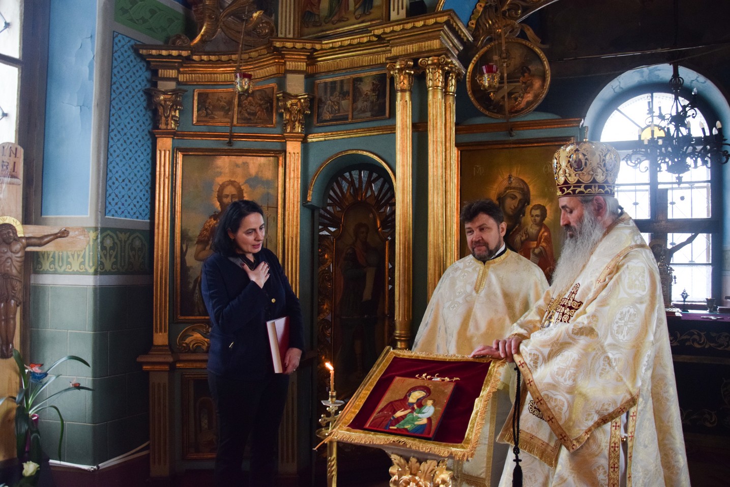 Liturghie săvârșită de IPS Mitropolit Teofan la Secția Pașcanu de la Spitalul Clinic de Pneumoftiziologie din Iaşi