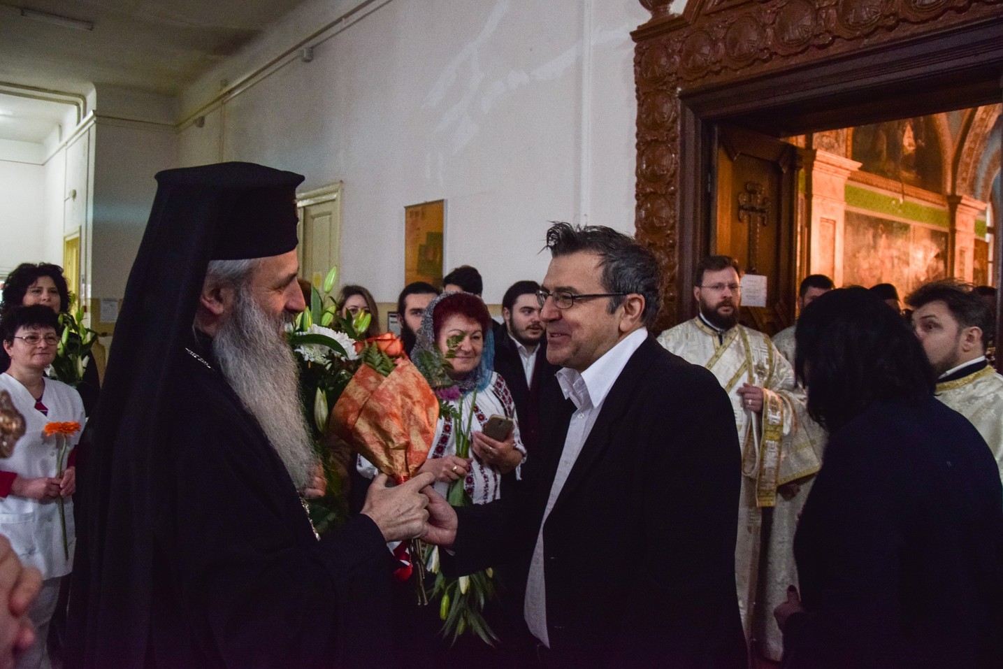 Liturghie săvârșită de IPS Mitropolit Teofan la Secția Pașcanu de la Spitalul Clinic de Pneumoftiziologie din Iaşi