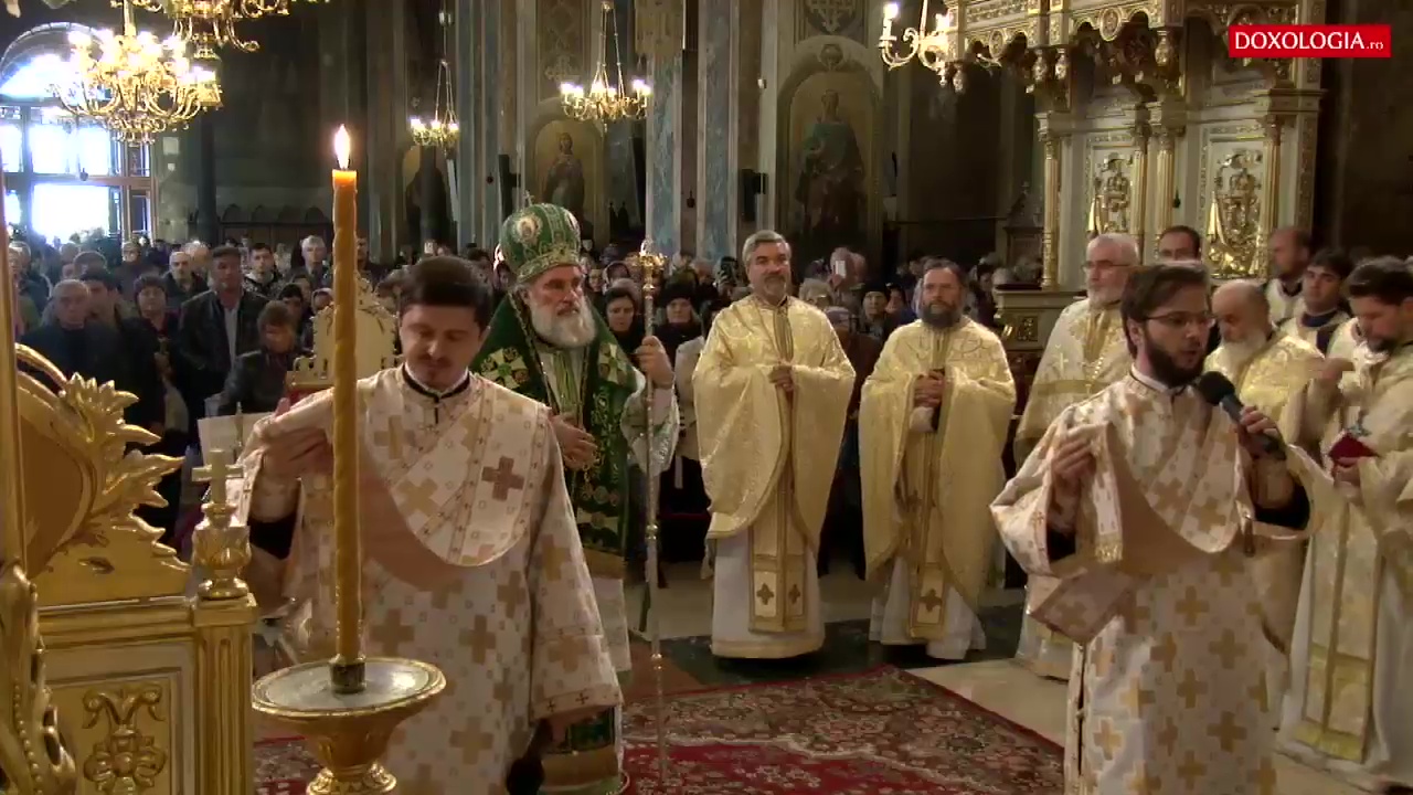 (Video)  Sfânta Liturghie Arhierească săvârșită de IPS Ioachim, Arhiepiscopul Romanului și Bacăului, Catedrala Mitropolitană din Iași, 11 octombrie 2017