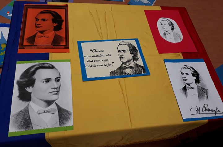 Ziua lui Eminescu, sărbătorită şi la Şcoala Primară „Sfântul Ioan cel Nou de la Suceava”