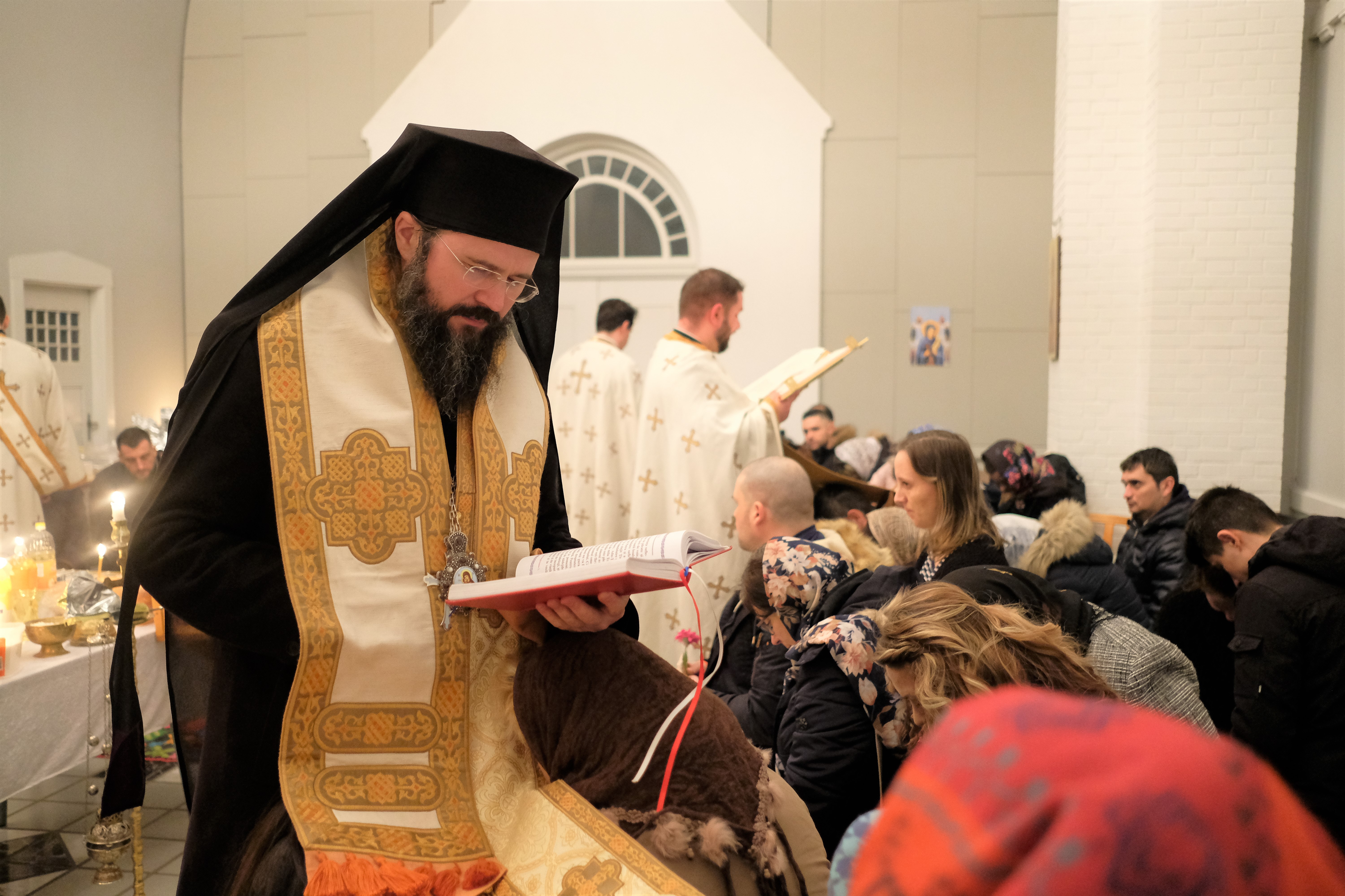 Părintele Episcop Macarie, în vizită misionară la românii din Danemarca