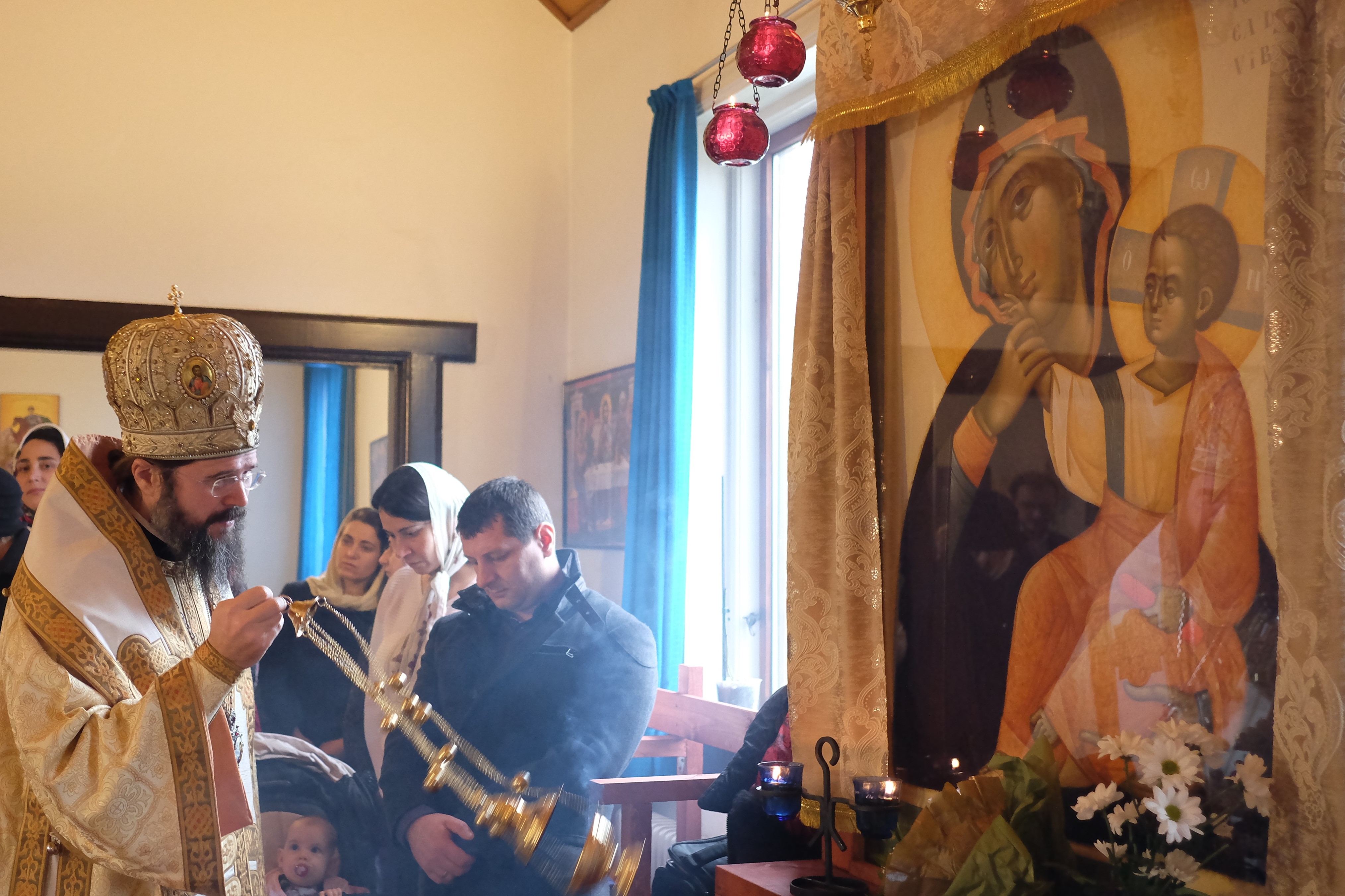 Părintele Episcop Macarie, în vizită misionară la românii din Danemarca