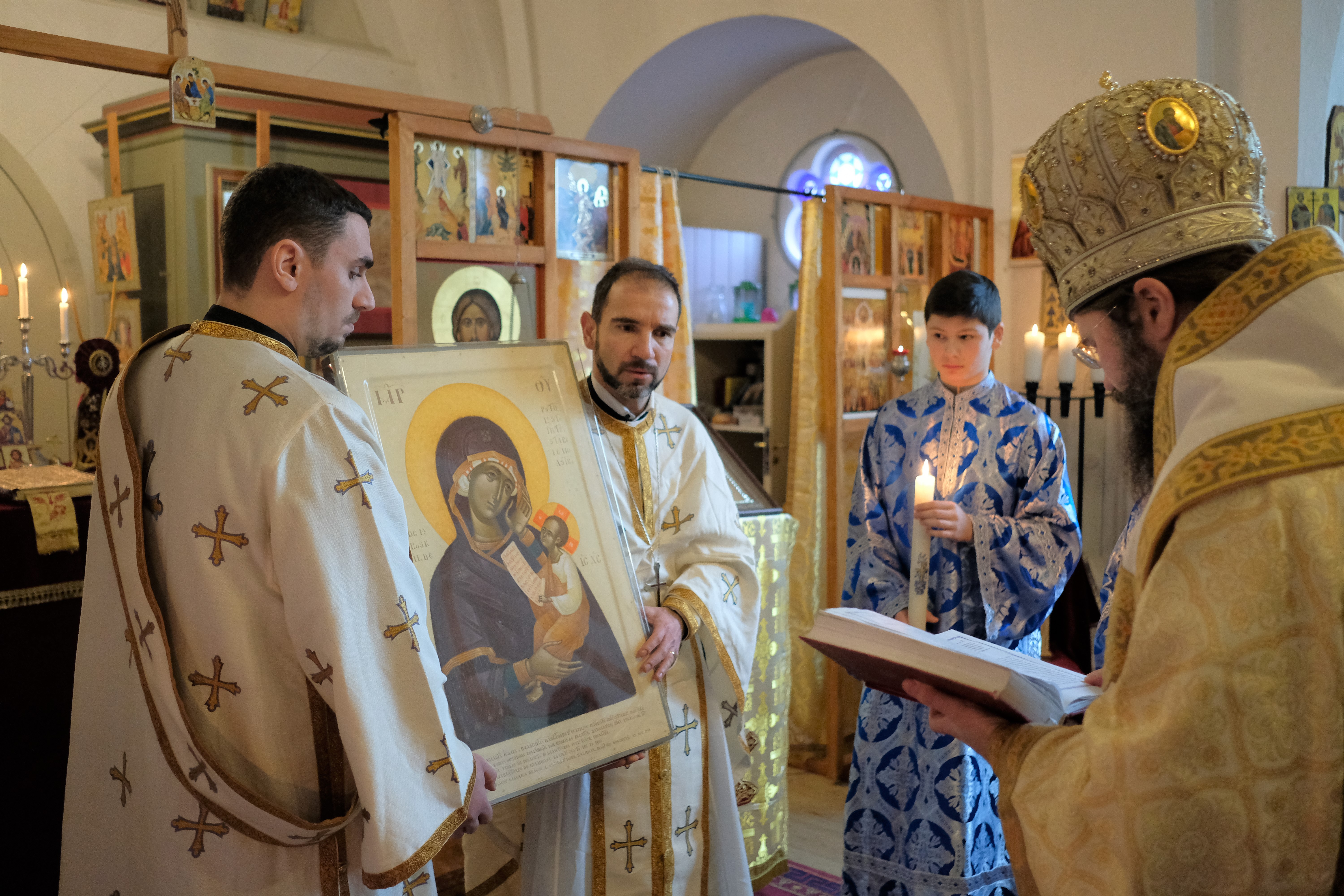 Părintele Episcop Macarie, în vizită misionară la românii din Danemarca