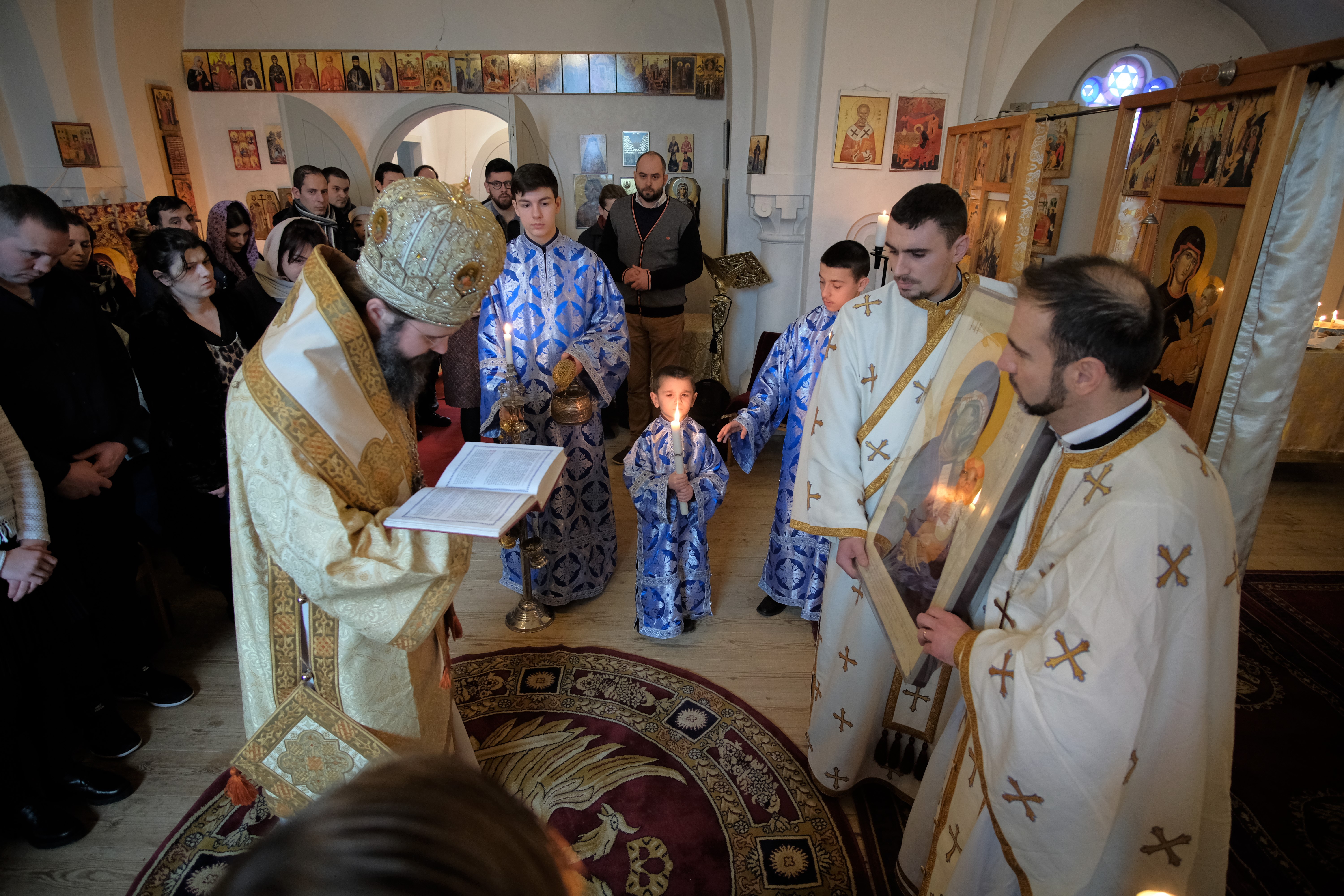 Părintele Episcop Macarie, în vizită misionară la românii din Danemarca