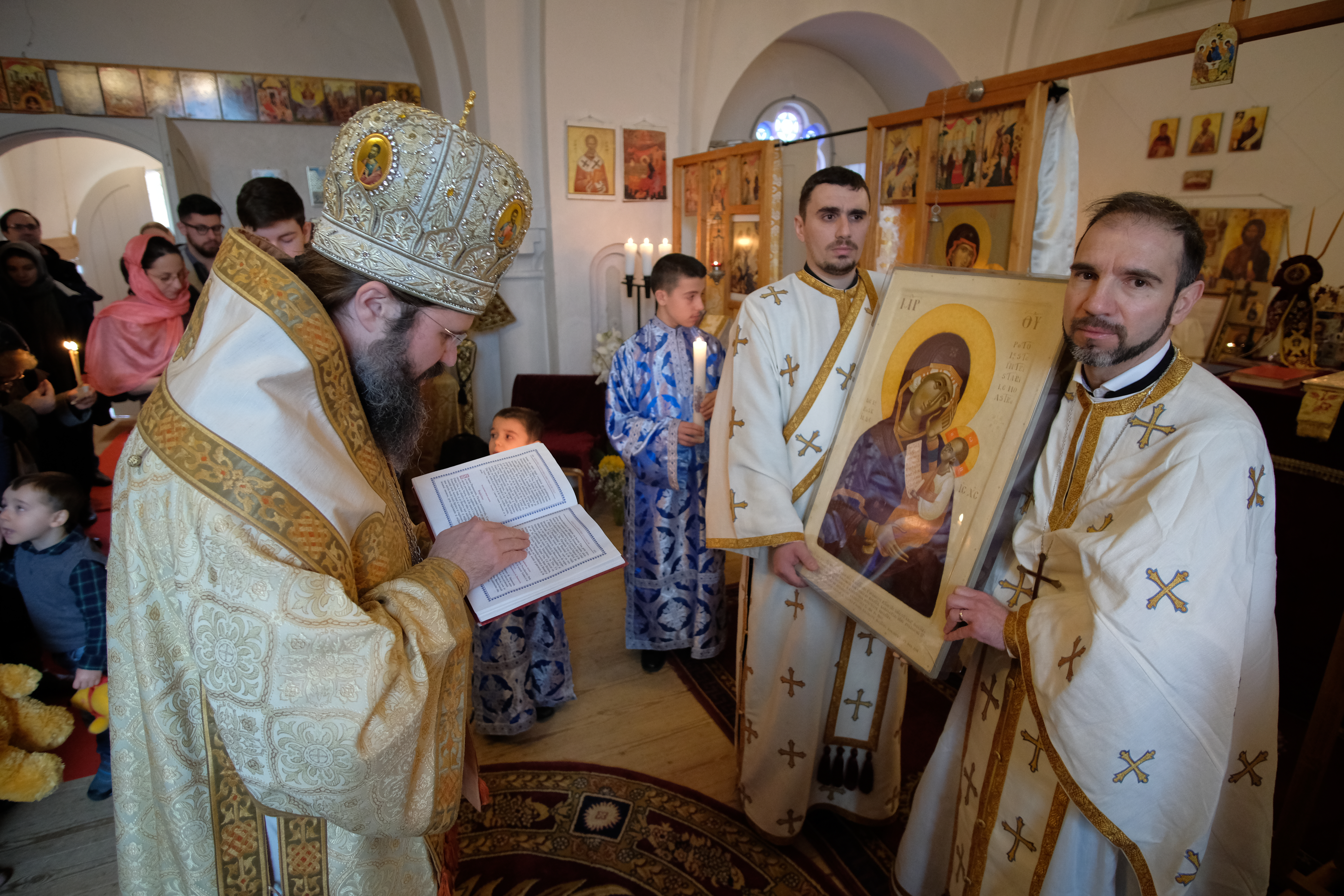Părintele Episcop Macarie, în vizită misionară la românii din Danemarca