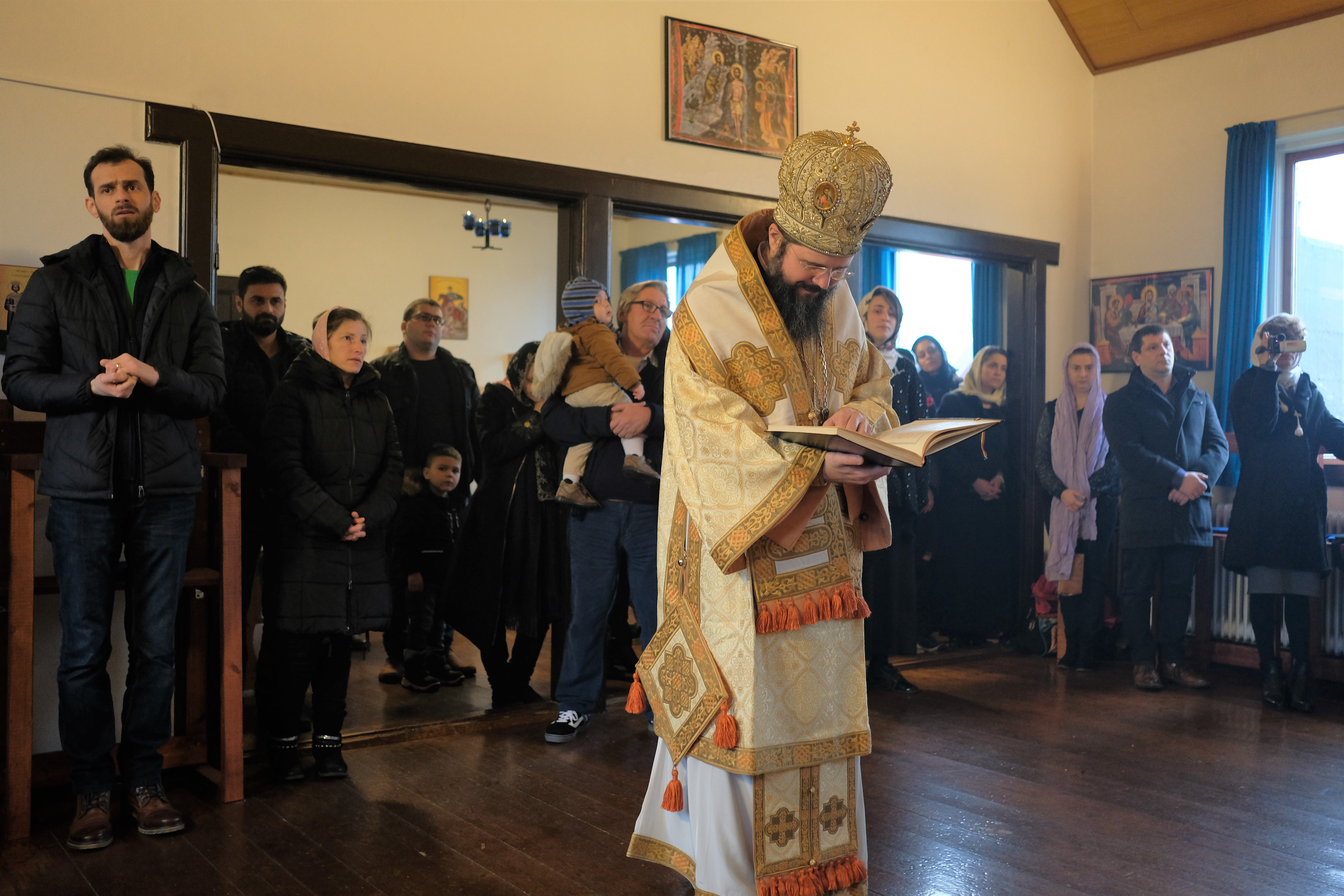 Părintele Episcop Macarie, în vizită misionară la românii din Danemarca