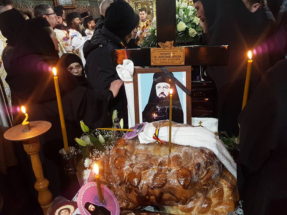 Arhimandritul Antonie Jeflea, înmormântat la Giurgeni