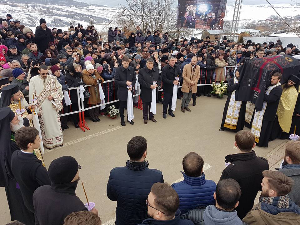 Arhimandritul Antonie Jeflea, înmormântat la Giurgeni