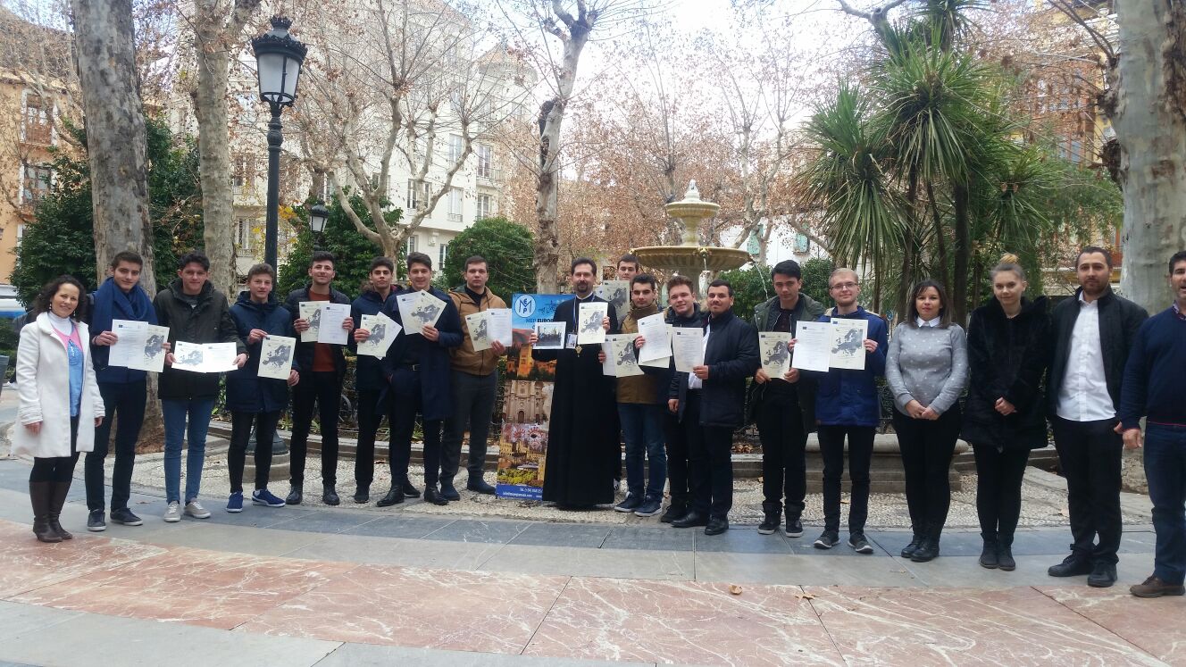 Elevi teologi,  voluntari în domeniul asistenței sociale în Granada- Spania