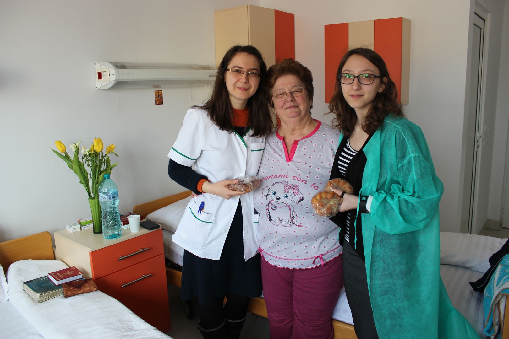 Un zâmbet cald de ziua Sfinților 40 de Mucenici la Spitalul Providența