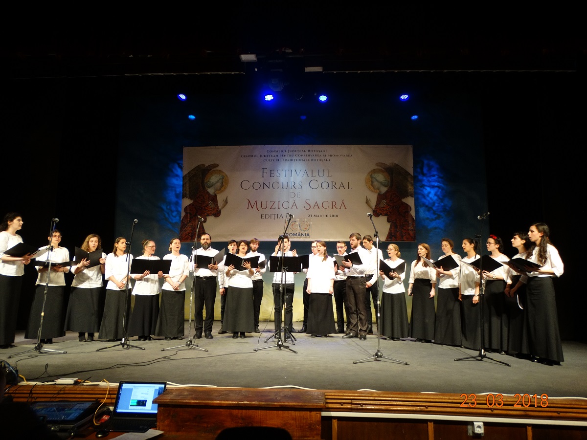 Corul psaltic „Sfântul Ioan Botezătorul“, premiat la Botoşani