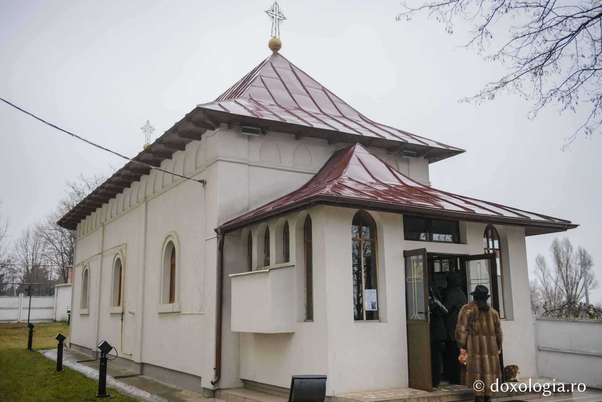 Slujba înmormântării ing. Vasile Dascălu oficiată de către PS Calinic Botoșăneanul