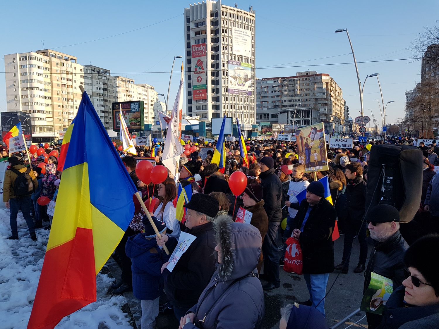 Marşul pentru viaţă, în oraşele Bacău şi Vaslui