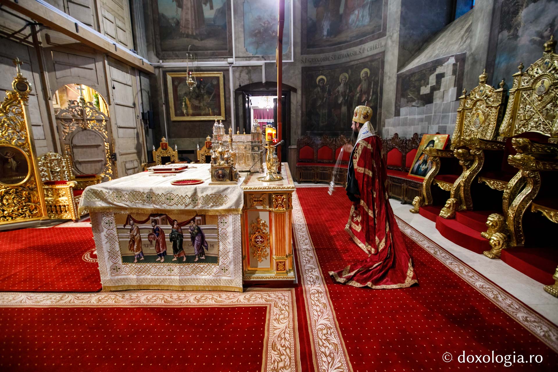 (Foto) Priveghere la sărbătoarea Bunei Vestiri