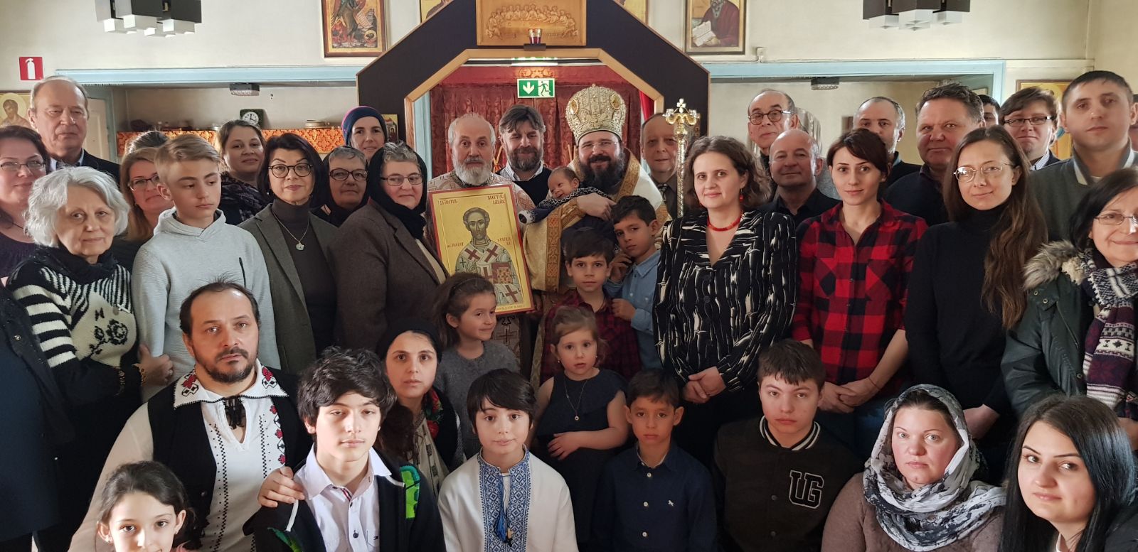 Sfântă Liturghie Arhierească la Stockholm, în Duminica Intrării Domnului în Ierusalim