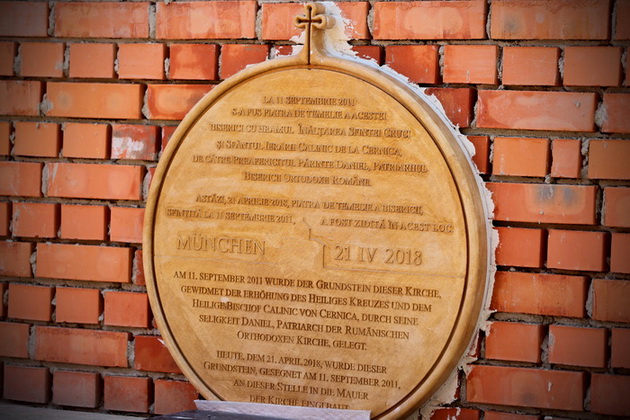 Slujbă de mulțumire la șantierul Aşezământului Bisericesc din München