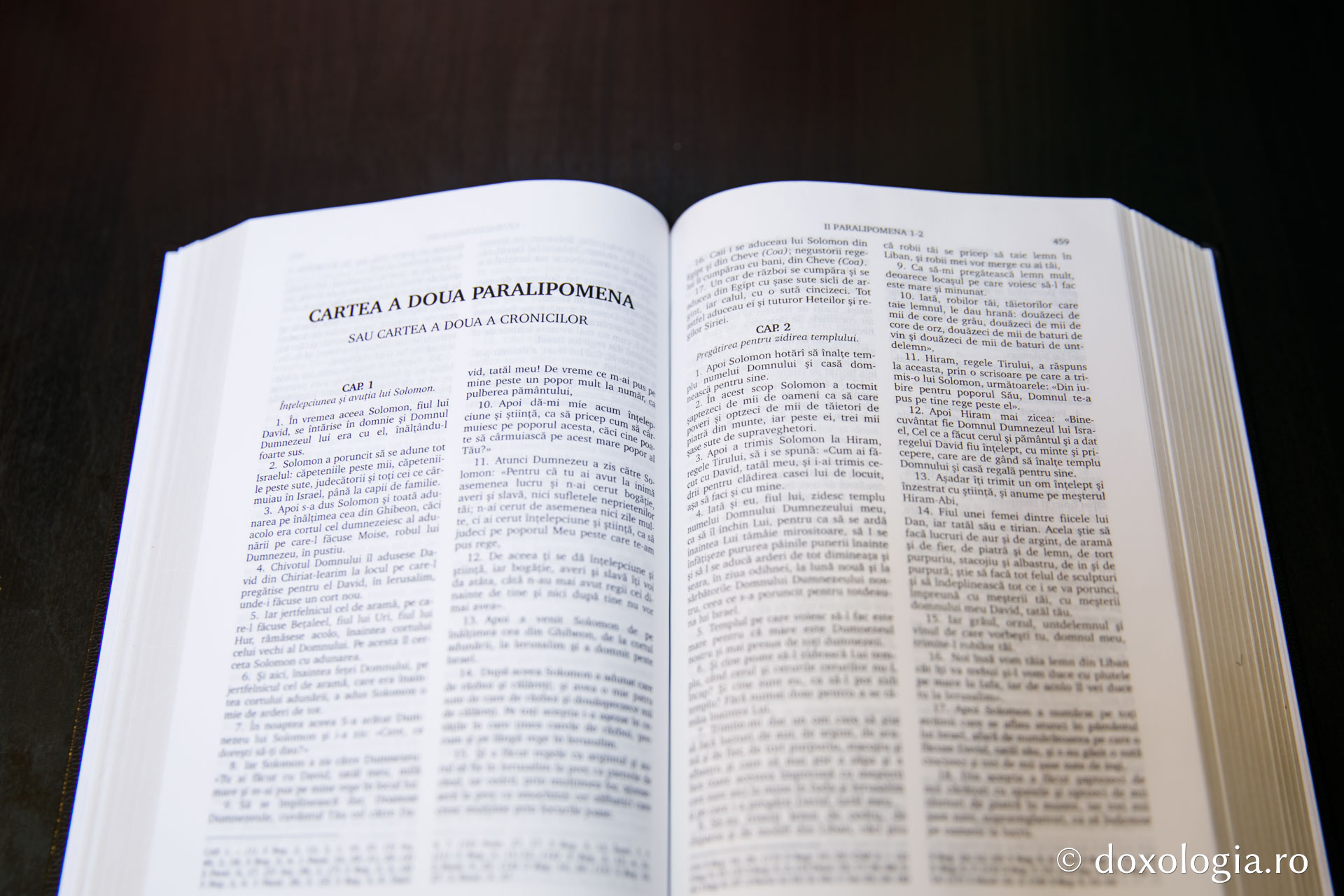 Cartea a doua Paralipomena (Cartea a doua a Cronicilor) – Capitolul 1