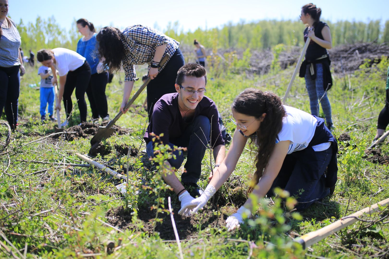 Voluntarii ATOR, ASCOR și Pro Vita Iași – Acțiune de împădurire în Prisăcani Voluntarii ATOR, ASCOR și Pro Vita Iași – Acțiune de împădurire în Prisăcani