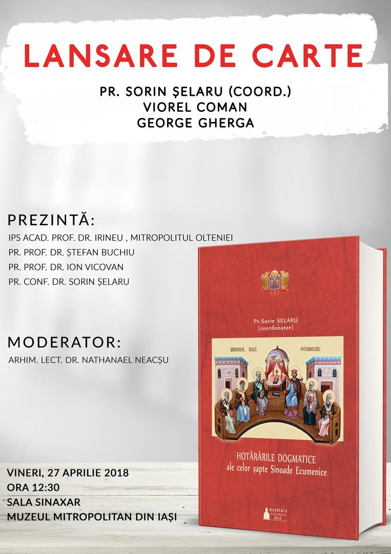 Colocviul Național de Teologie 2018 va avea loc la Iași