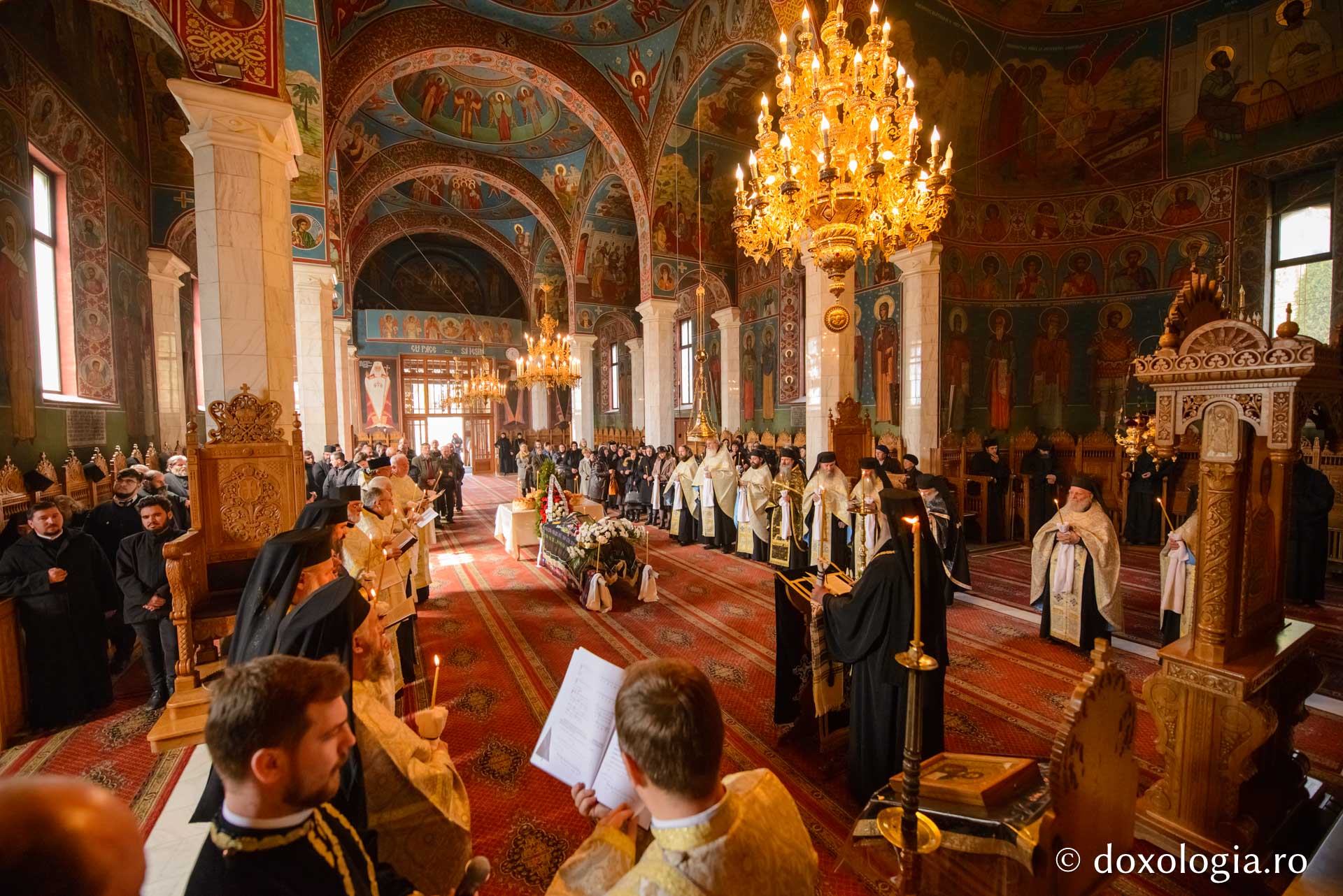 Părintele Vartolomeu Florea a fost înmormântat la Mănăstirea Sihăstria