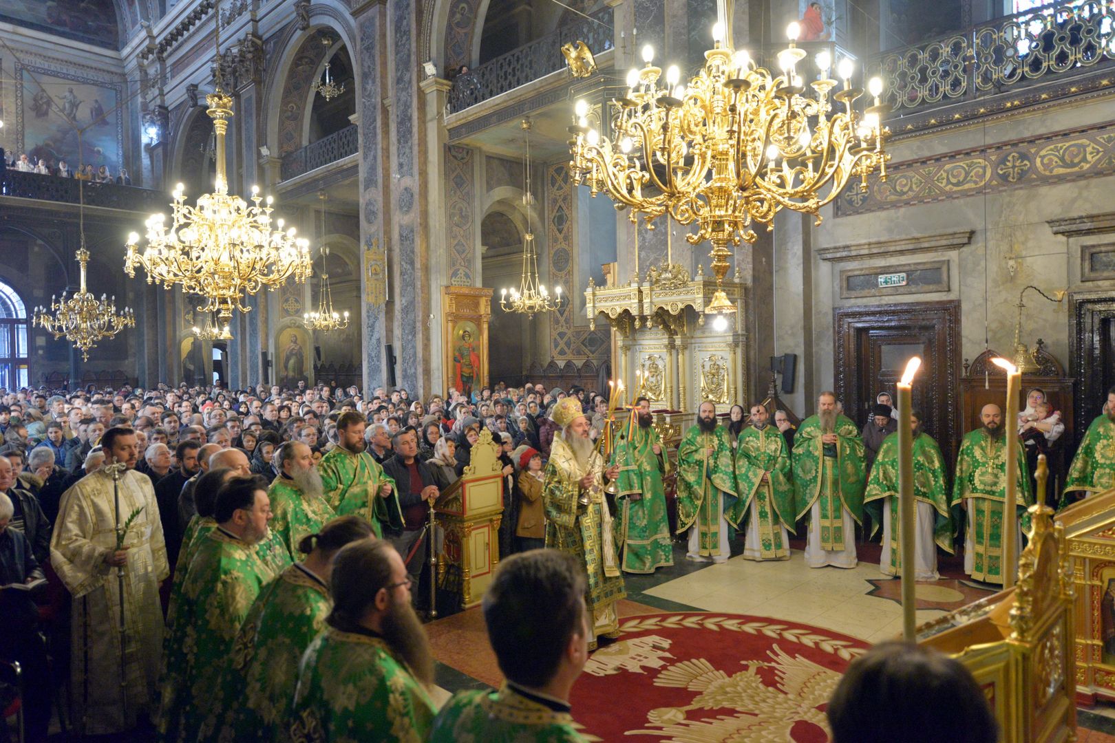 foto: Flavius Popa Praznicul Intrării Domnului în Ierusalim la Catedrala Mitropolitană din Iași - „sărbătoarea florilor, a entuziasmului și a bucuriei creștine”