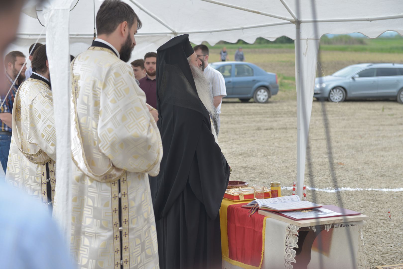 Punerea pietrei de temelie pentru noua biserică din Podul Jijiei