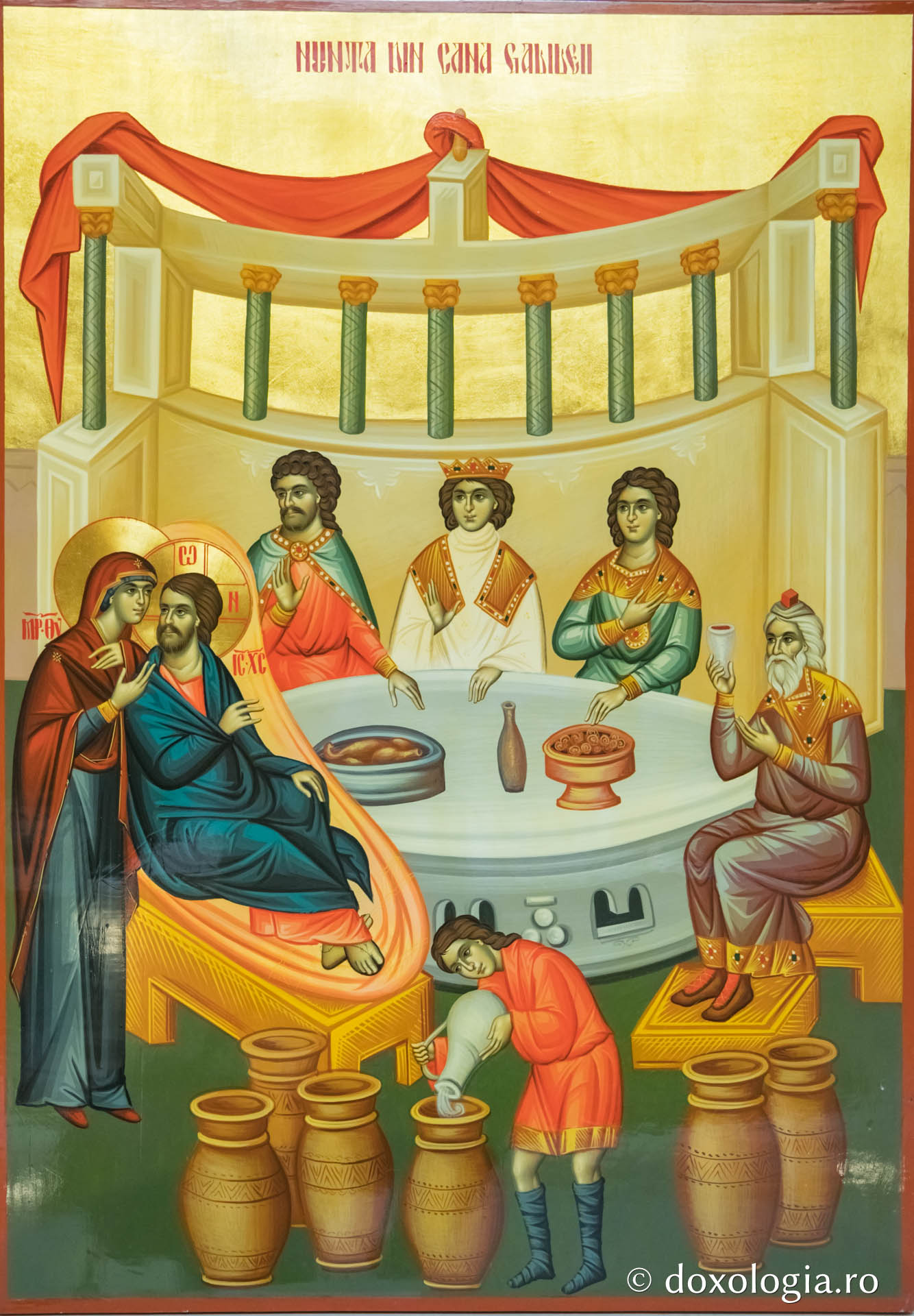 Atelierul Panselinos - Nunta din Cana Galileii/foto: pr. Silviu Cluci Expoziție de icoane la Muzeul Mitropolitan: Dar în dar – In memoriam Vasile Doroftei