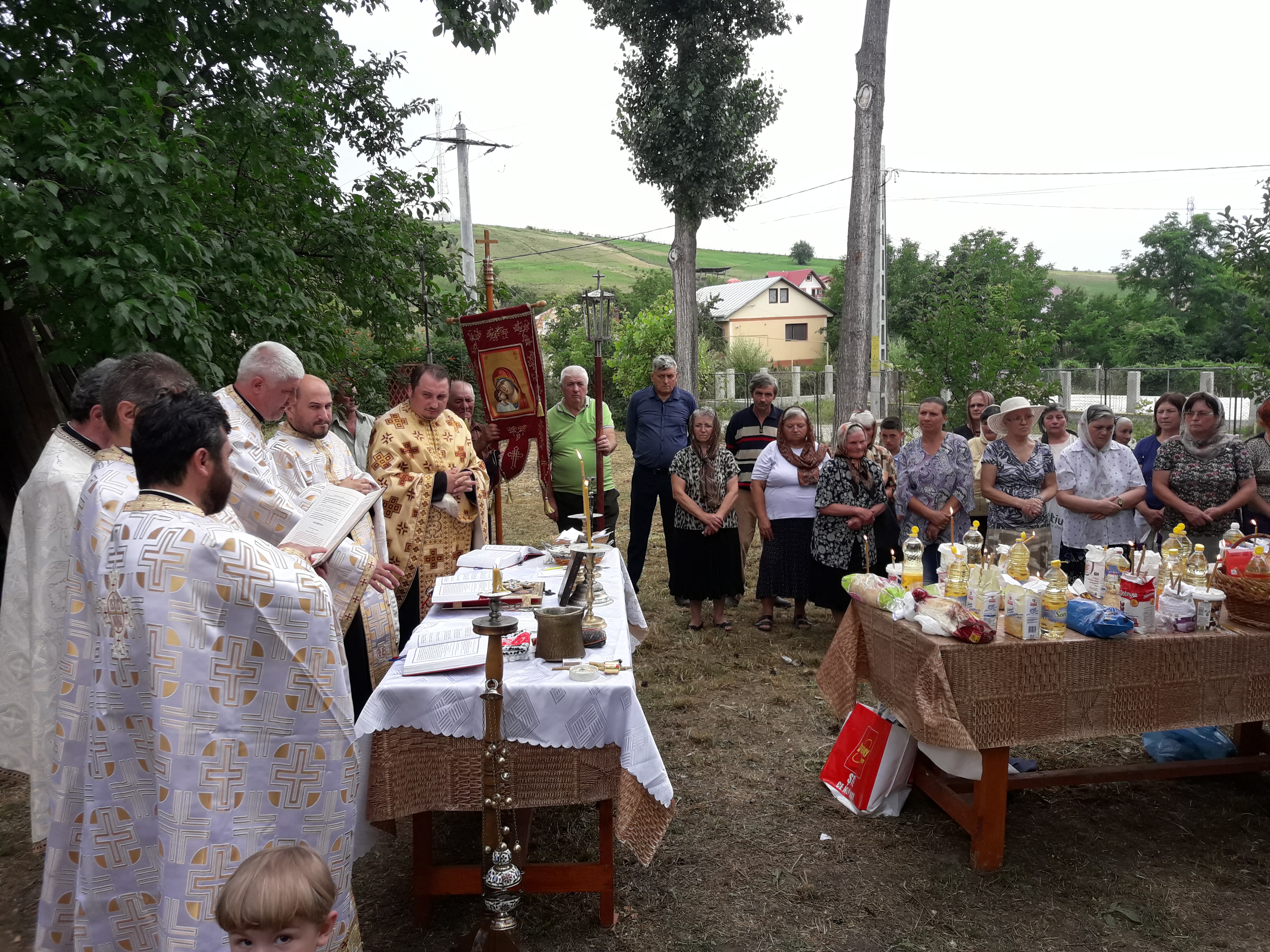 Rugăciune pentru ploaie binecuvântată în Parohia Tomești I