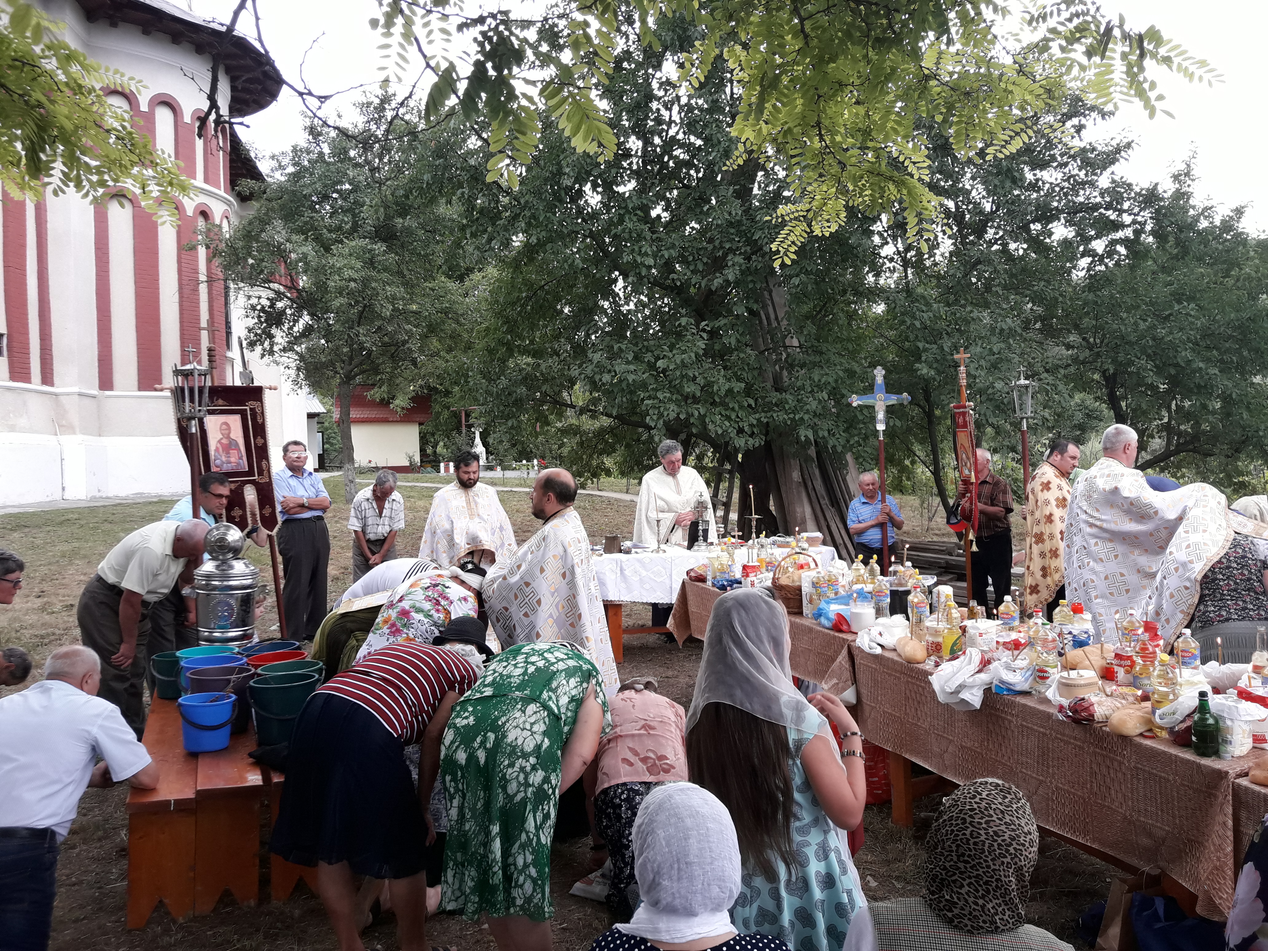 Rugăciune pentru ploaie binecuvântată în Parohia Tomești I