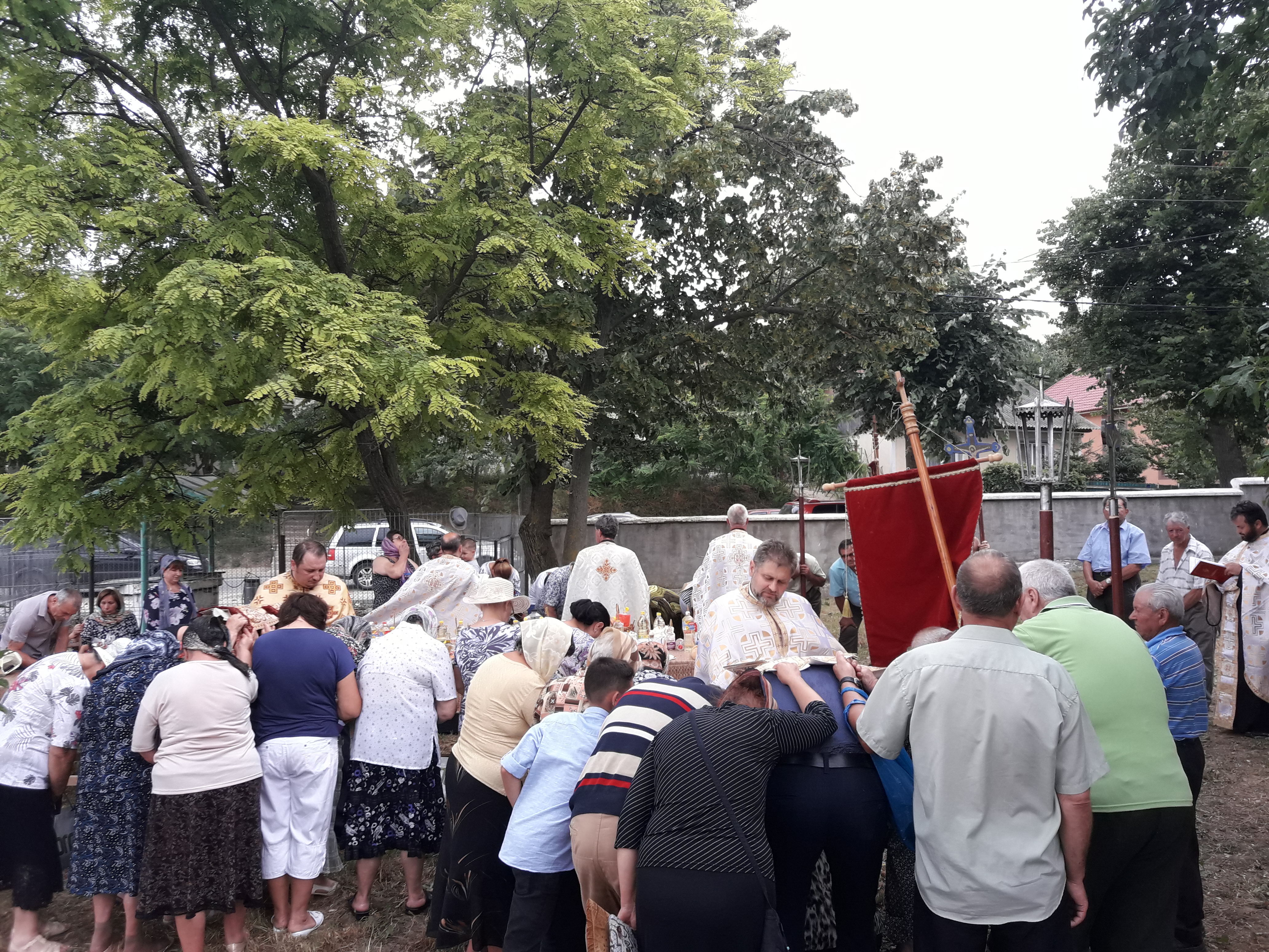 Rugăciune pentru ploaie binecuvântată în Parohia Tomești I