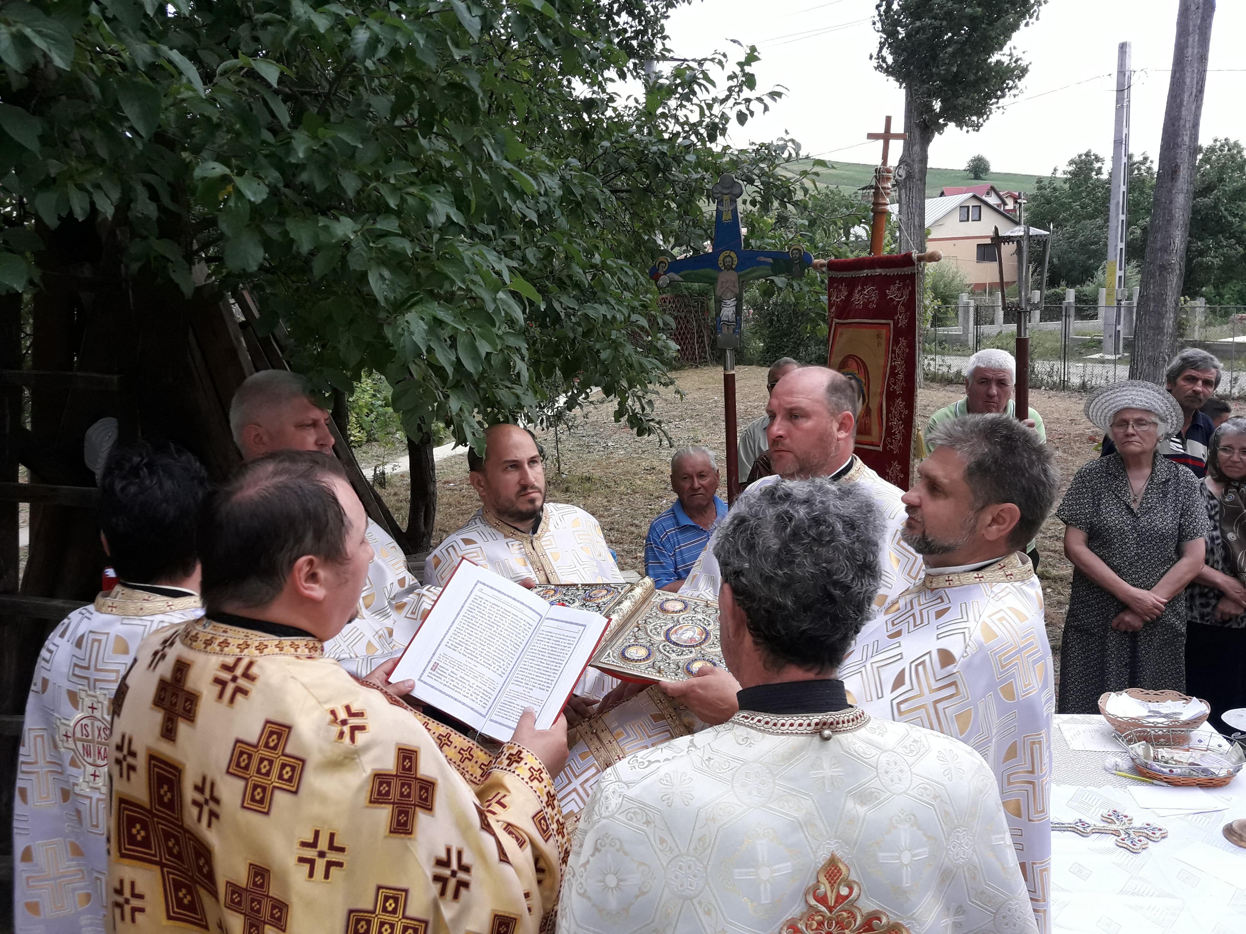 Rugăciune pentru ploaie binecuvântată în Parohia Tomești I