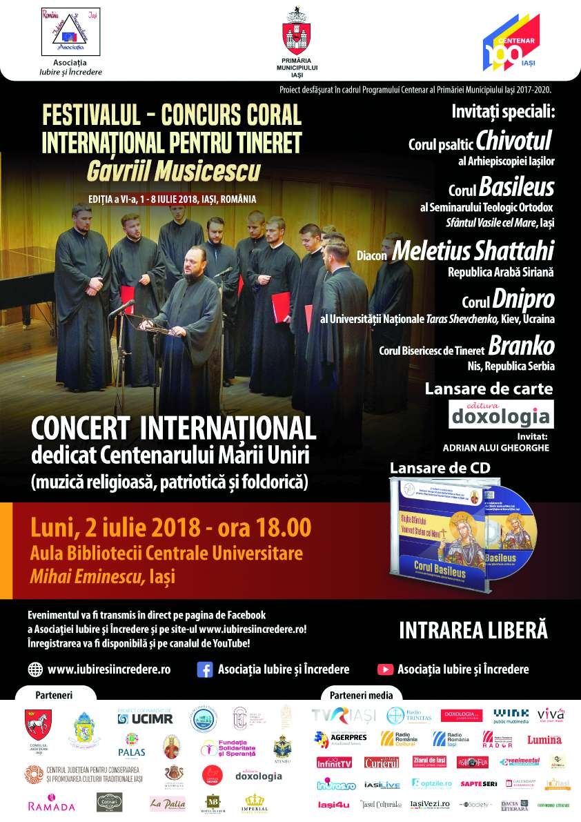 Începe a VI-a ediţie a Festivalului „Gavriil Musicescu”