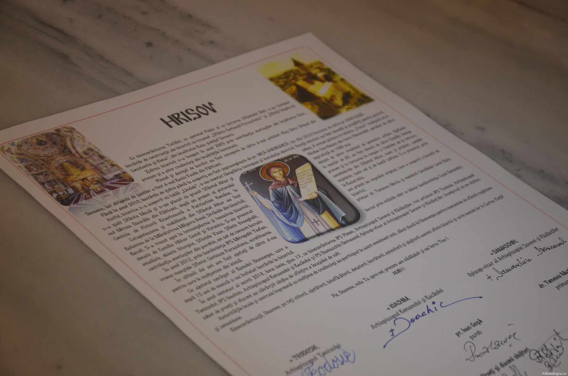 Biserica „Sfânta Cuvioasă Parascheva” din localitatea Baia a primit veșmânt de har și binecuvântare