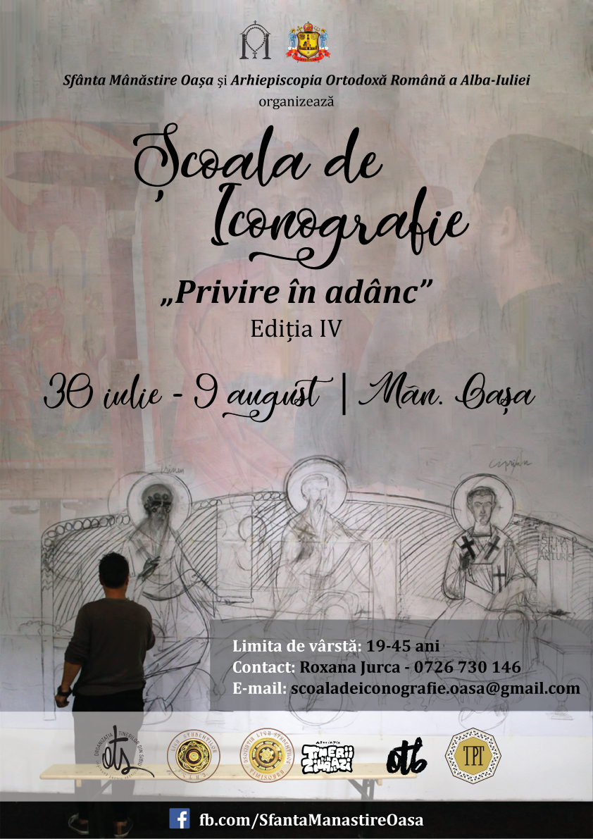A IV-a ediție a școlii de iconografie „Privire în adânc”, la Mănăstirea Oaşa