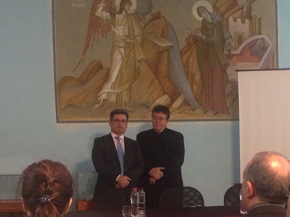 Vicerectorul Universității Salamanca din Spania a conferențiat la Facultatea de Teologie Ortodoxă din Iași
