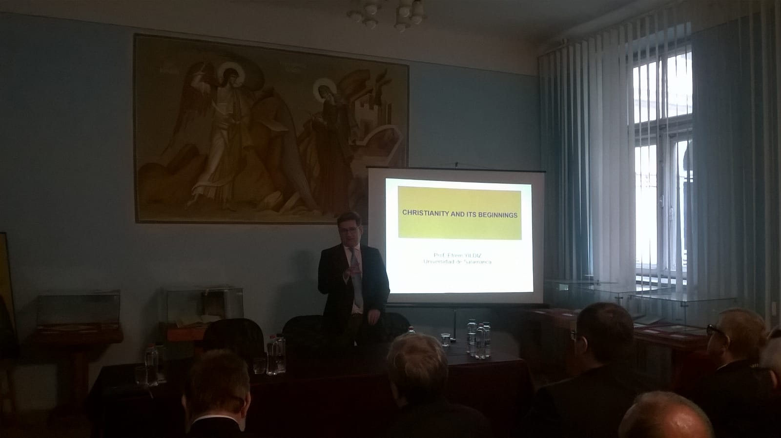 Vicerectorul Universității Salamanca din Spania a conferențiat la Facultatea de Teologie Ortodoxă din Iași