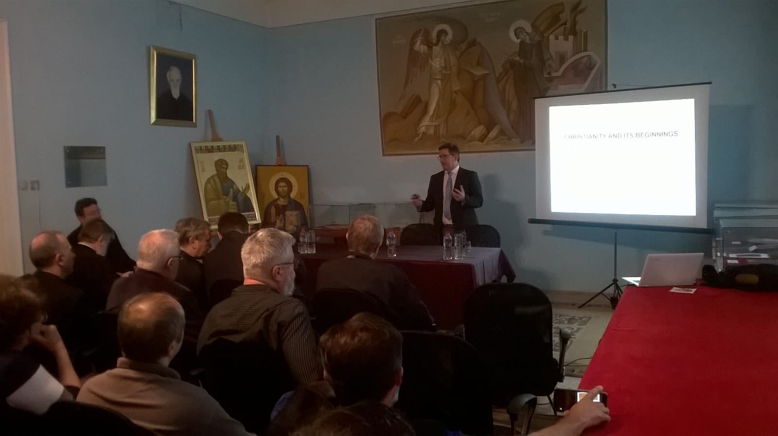 Vicerectorul Universității Salamanca din Spania a conferențiat la Facultatea de Teologie Ortodoxă din Iași